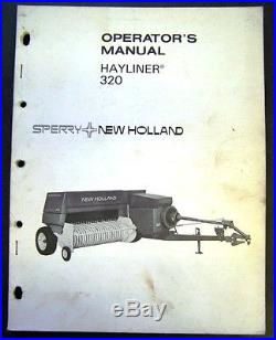 new holland operators manual 315 baler